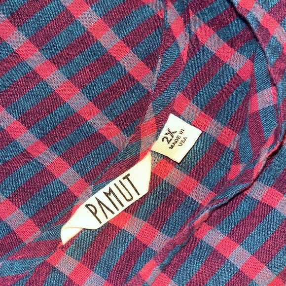 Pamut Apparel | Rome Top in Madras Cotton Khadi - Picture 4 of 6